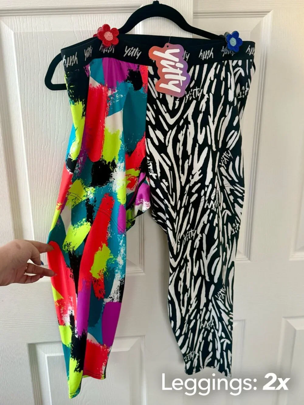 YITTY MAJOR LABEL Confetti Tank Top and Leggings - Sizes 5X and 2X